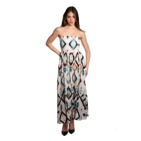 abito lungo jijil DONNA MULTICOLORE 1342 GIPSY BALTICO - JPE24AB296 vista frontale
