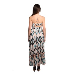 abito lungo jijil DONNA MULTICOLORE 1342 GIPSY BALTICO - JPE24AB296 vista posteriore