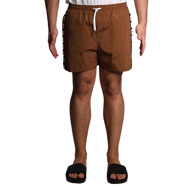 costume a pantaloncino dsquared2 UOMO MARRONE 217 - D7B626060 vista frontale