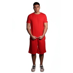 pantaloncino gcds UOMO 45 RED - A2EU3116UW0 vista completo frontale
