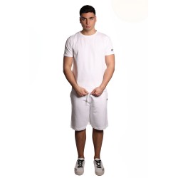 pantaloncino gcds UOMO 10 OPTIC WHITE - A2EU3116UW0 vista completo frontale