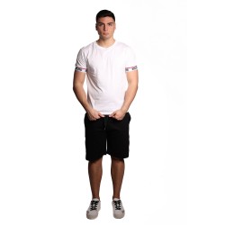 pantaloncino moschino UOMO NERO 0555 - V1A6885 - 4409 vista completo frontale