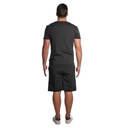 pantaloncino moschino UOMO NERO 0555 - V1A6802 - 4422 vista completo posteriore