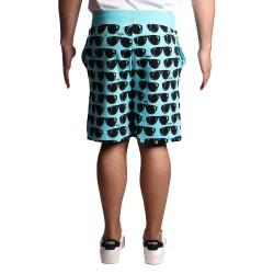 pantaloncino moschino UOMO AZZURRO 1314 - V3A6706 - 9315 vista posteriore