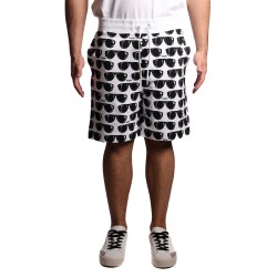 pantaloncino moschino UOMO BIANCO 1001 - V3A6706 - 9315 vista frontale