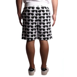 pantaloncino moschino UOMO BIANCO 1001 - V3A6706 - 9315 vista posteriore