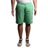 pantaloncino john richmond UOMO VERDE E BIANCO GREEN BRIAR/OFF-WHITE - UMP25007BE T9 vista frontale