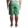 pantaloncino john richmond UOMO VERDE E BIANCO GREEN BRIAR/OFF-WHITE - UMP25007BE T9 vista posteriore
