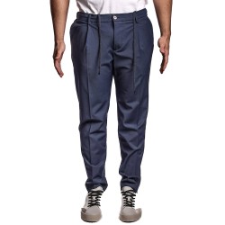 pantalone entre amis UOMO BLU SCURO 4024 - P25JAP5/2486 vista frontale