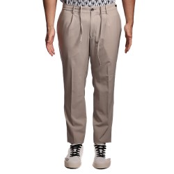 pantalone michael coal UOMO SABBIA - MCDEN3798S25 vista frontale
