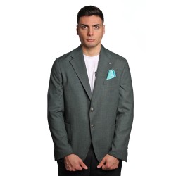 giacca bharnaba philosophy UOMO MILITARE - ALOE - GKS804B vista frontale