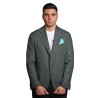 giacca bharnaba philosophy UOMO MILITARE - ALOE - GKS804B vista frontale