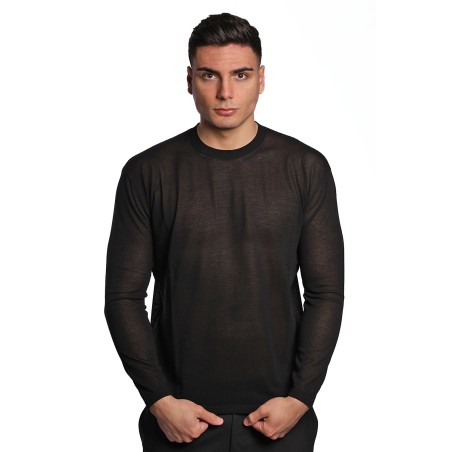 maglioncino masq UOMO NERO 900 - M5425-3101 vista frontale