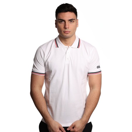 polo gcds UOMO 10 OPTIC WHITE - B1EM2505HW0 vista frontale