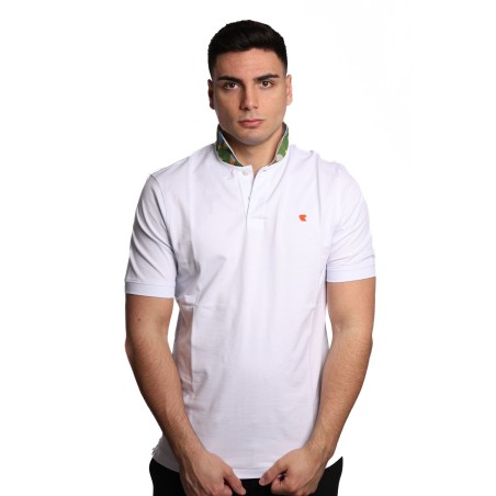 polo gallo UOMO BIANCA 32547 RANA - AP515762 vista frontale