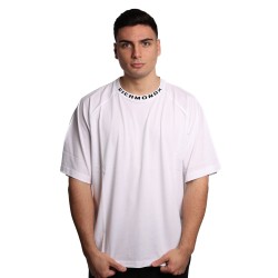 t-shirt john richmond UOMO WHITE - UMP25262TS AYT vista frontale