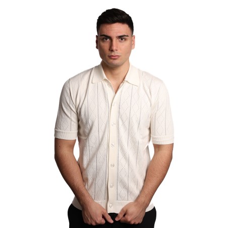 camicia masq UOMO BIANCA 125 - M5425-3040 vista frontale