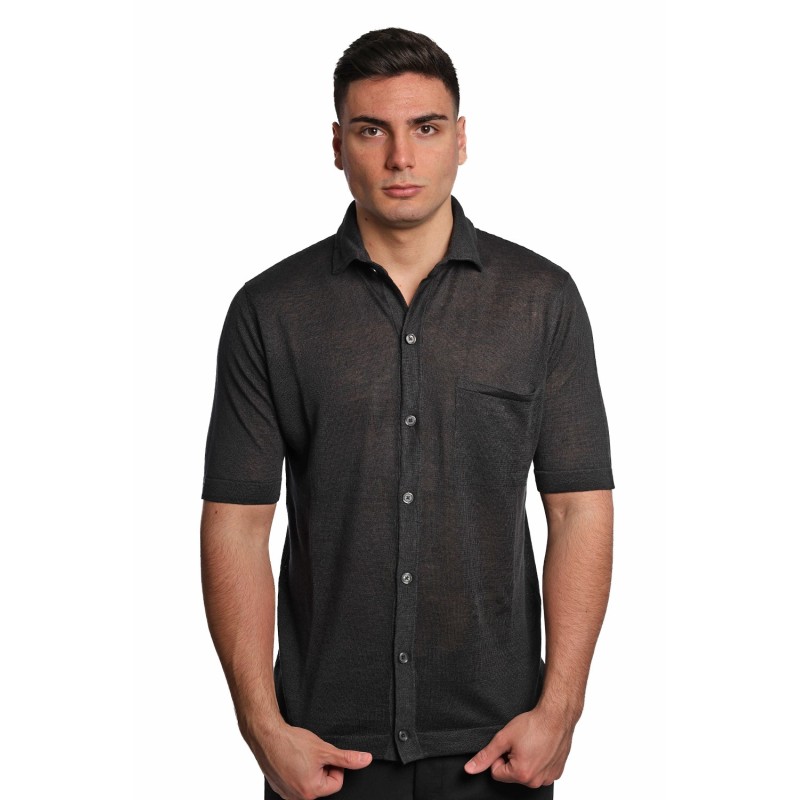 camicia masq UOMO NERA 900 - M5425-3400 vista frontale
