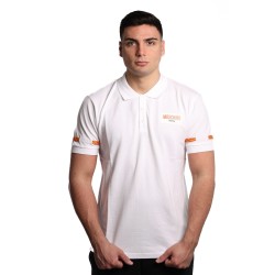 polo moschino UOMO BIANCA 0001 - V3A1601 - 9302 vista frontale