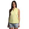 polo sun68 DONNA 32 GIALLO LIMONE - A35203 vista frontale