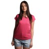 t-shirt censured DONNA FUCSIA ORCHID - TW 6455 T JSLU 119 vista frontale