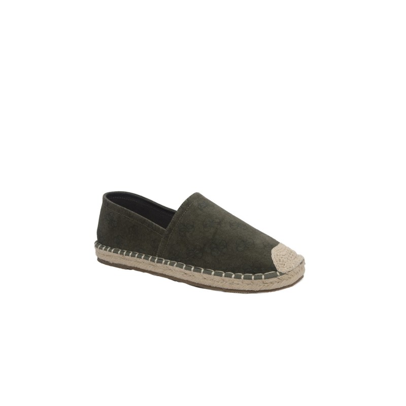 espadrillas guess UOMO GREEN - FMJELCFAB14 vista laterale