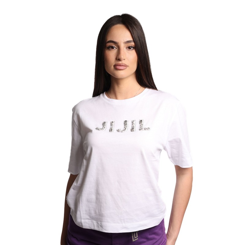 t-shirt jijil DONNA 0001 BIANCA - JPE25TS225 vista frontale