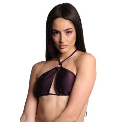 costume a fascia sontèn DONNA VIOLA SCURO TILDE - SNT191 vista frontale