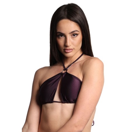 costume a fascia sontèn DONNA VIOLA SCURO TILDE - SNT191 vista frontale