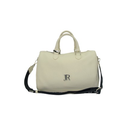 borsa john richmond DONNA OFF BLANC E SILVER - JR-W-1203 JRDO vista frontale