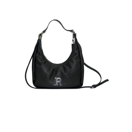 borsa john richmond DONNA BLACK E SILVER - JR-W-1204 DO vista frontale