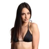 costume matinée DONNA NERO - CB6002 vista frontale triangolo