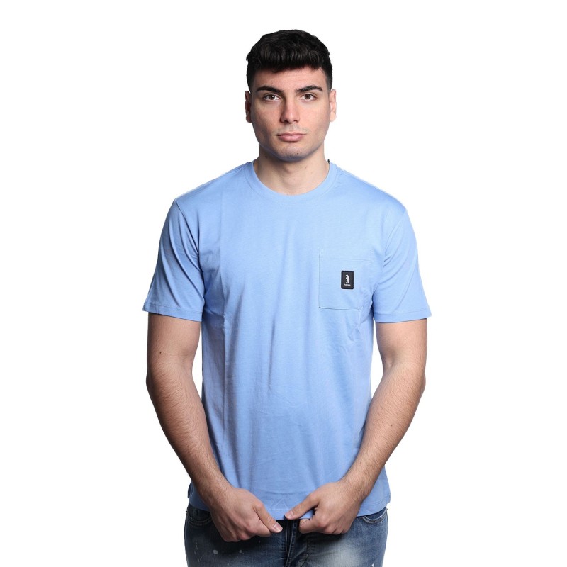 t-shirt refrigue UOMO AZZURRA AZURINE - 2816M00159 vista frontale