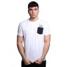 t-shirt censured UOMO WHITE FADE - TM C542 T JSEP 00F vista frontale