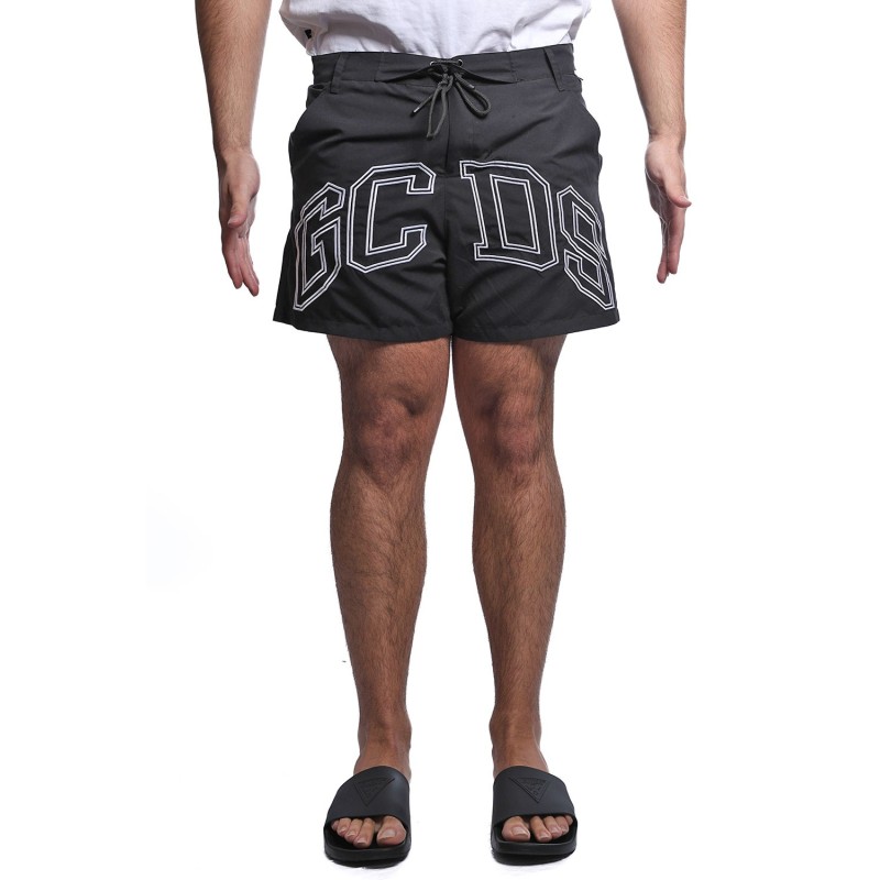 costume a pantaloncino gcds UOMO 99 BLACK - B1EM3910SW2 vista frontale