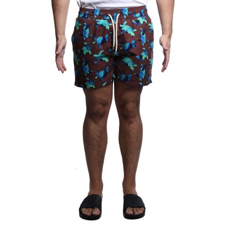 costume a pantaloncino sontèn UOMO BROWN - SNT266 vista frontale