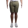 pantaloncino censured UOMO OLIVE GREEN - BM C206 T COL4 34 vista frontale