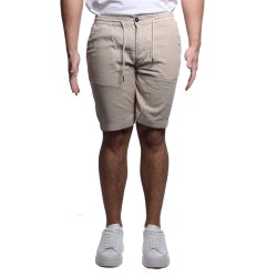 pantaloncino censured UOMO BEIGE SAND - BM C206 T COL4 03 vista frontale