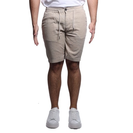 pantaloncino censured UOMO BEIGE SAND - BM C206 T COL4 03 vista frontale