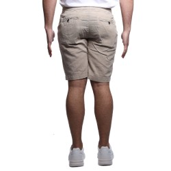 pantaloncino censured UOMO BEIGE SAND - BM C206 T COL4 03 vista posteriore