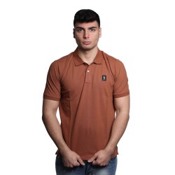 polo refrigue UOMO BRUCIATO CARAMEL - 2816MP00186 vista frontale