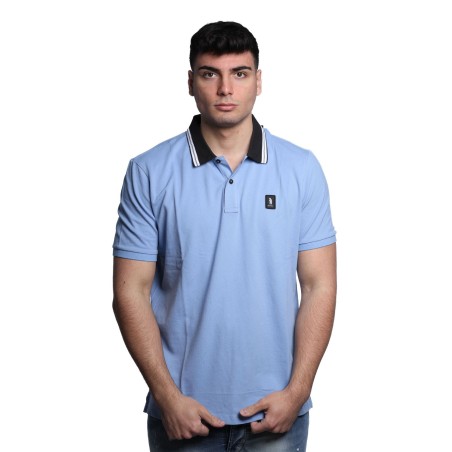 polo refrigue UOMO AZZURRA AZURINE - 2816MP00163 vista frontale