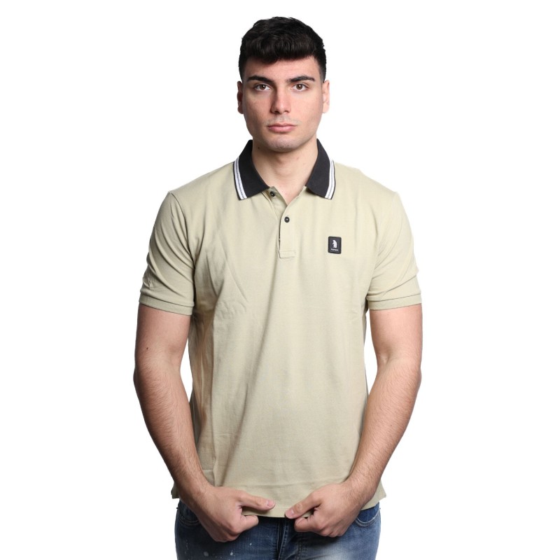 polo refrigue UOMO VERDE CHIARO GREIGE - 2816MP00163 vista frontale