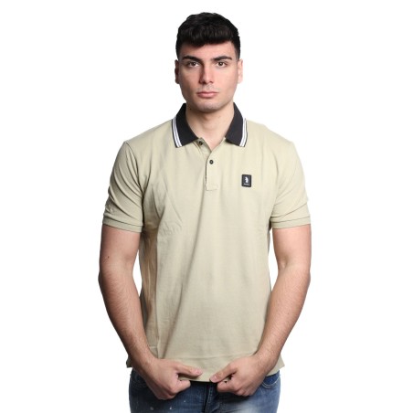 polo refrigue UOMO VERDE CHIARO GREIGE - 2816MP00163 vista frontale