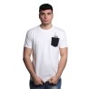 t-shirt censured UOMO OFF WHITE - TM C540 T JIN5 01 vista frontale