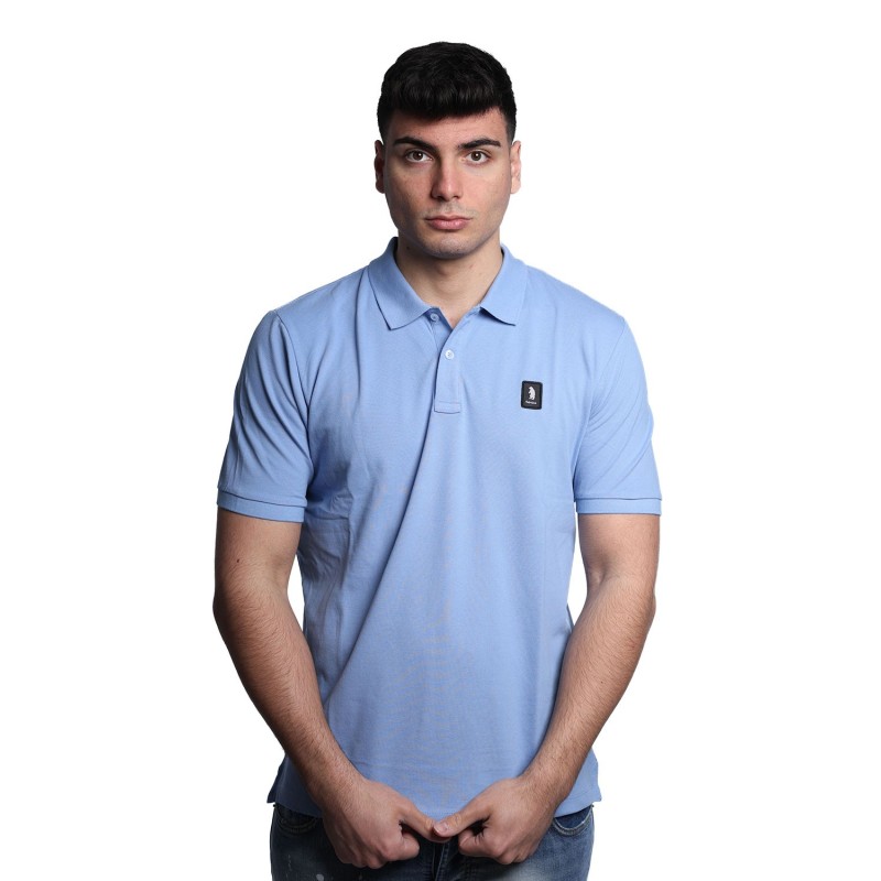 polo refrigue UOMO AZZURRA AZURINE - 2816MP00186 vista frontale