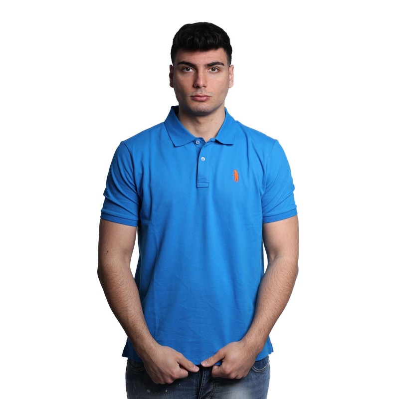 polo refrigue UOMO COBALTO CHIARO INDIGO- 2816MP00165 vista frontale