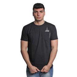 t-shirt censured UOMO BLACK - TM C540 T JIN5 90 vista frontale