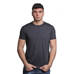 t-shirt save the duck UOMO NERA 1000 - DT0022M - LOME20 CHICAGO vista frontale