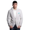 giacca bharnaba philosophy UOMO GRIGIO CHIARO PERLA - AMARANTO - GKS992CP vista frontale